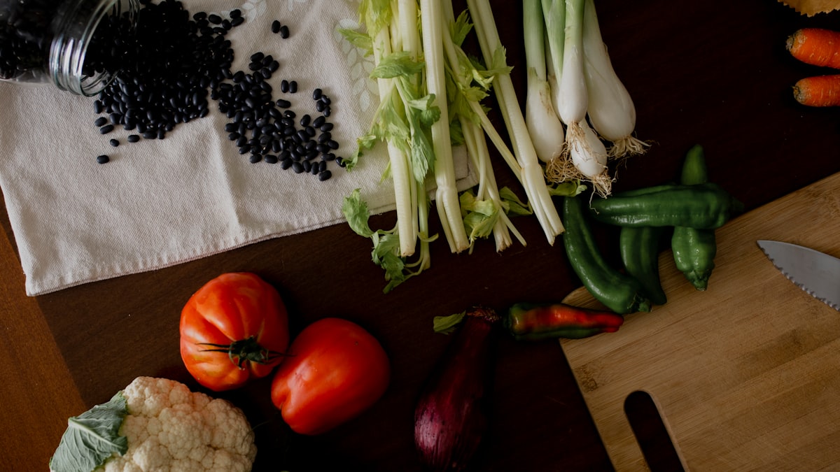 Professional cooking demonstration with fresh ingredients